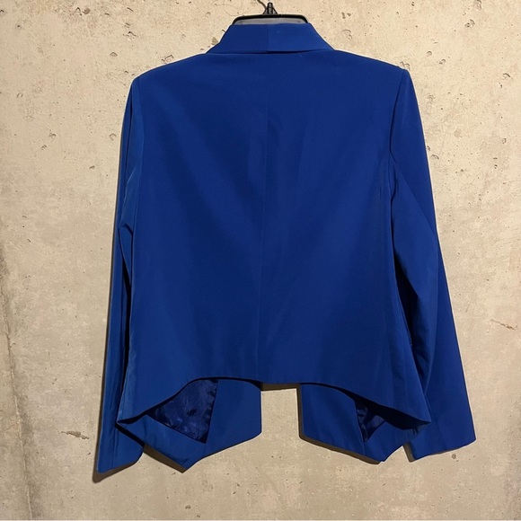 G by Giuliana Rancic Women's Royal Blue Blazer Size M Open Front - Picture 7 of 12